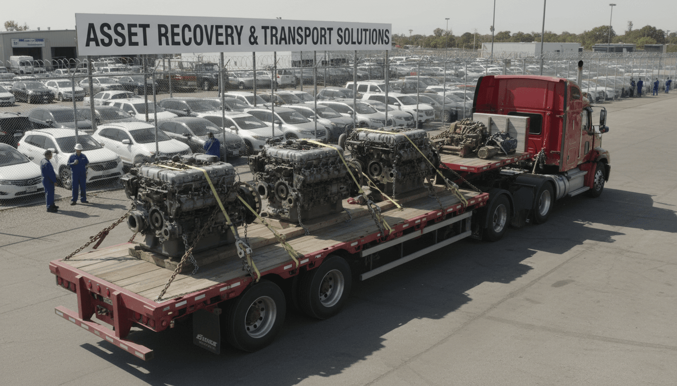 Flatbed freight load